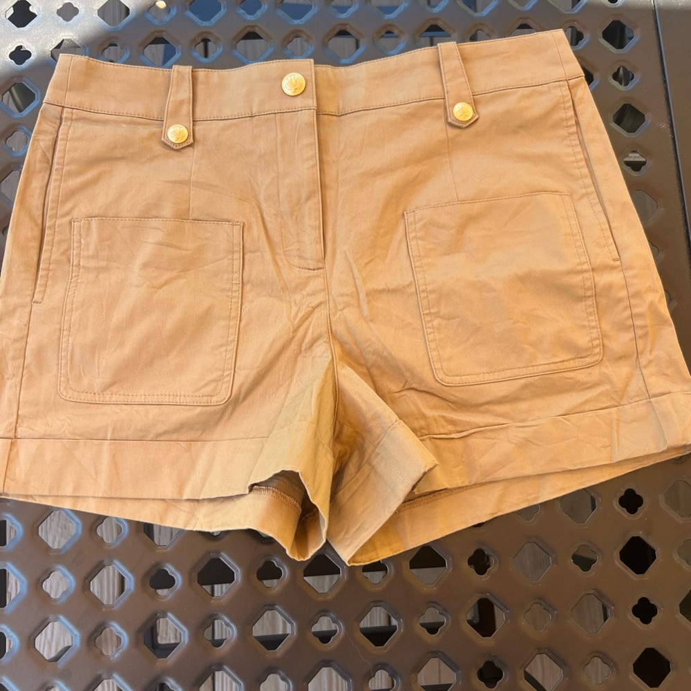 J. Crew Tan Cargo Shorts Classic Summer Style